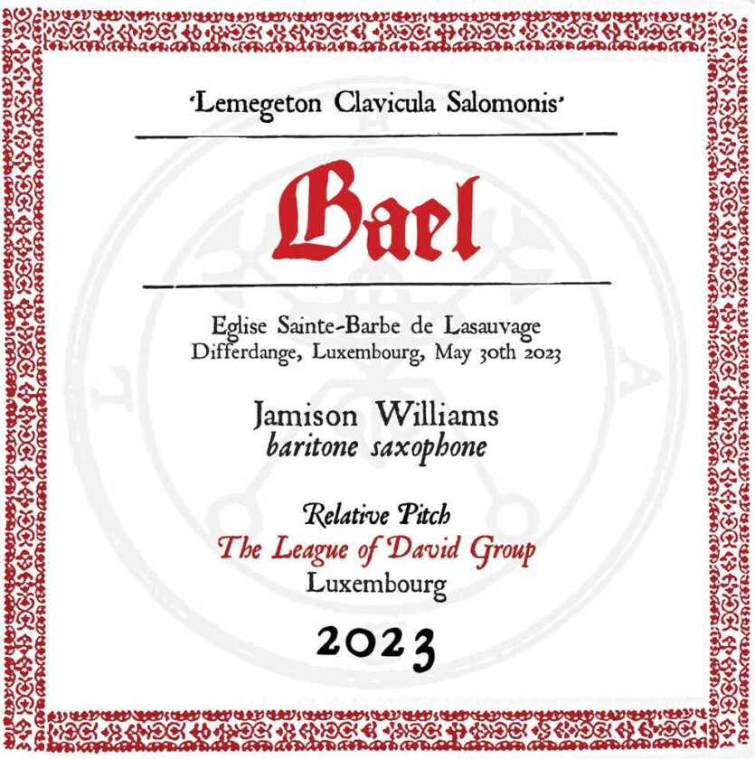 Jamison Williams Lesser Key Of Solomonbael CD