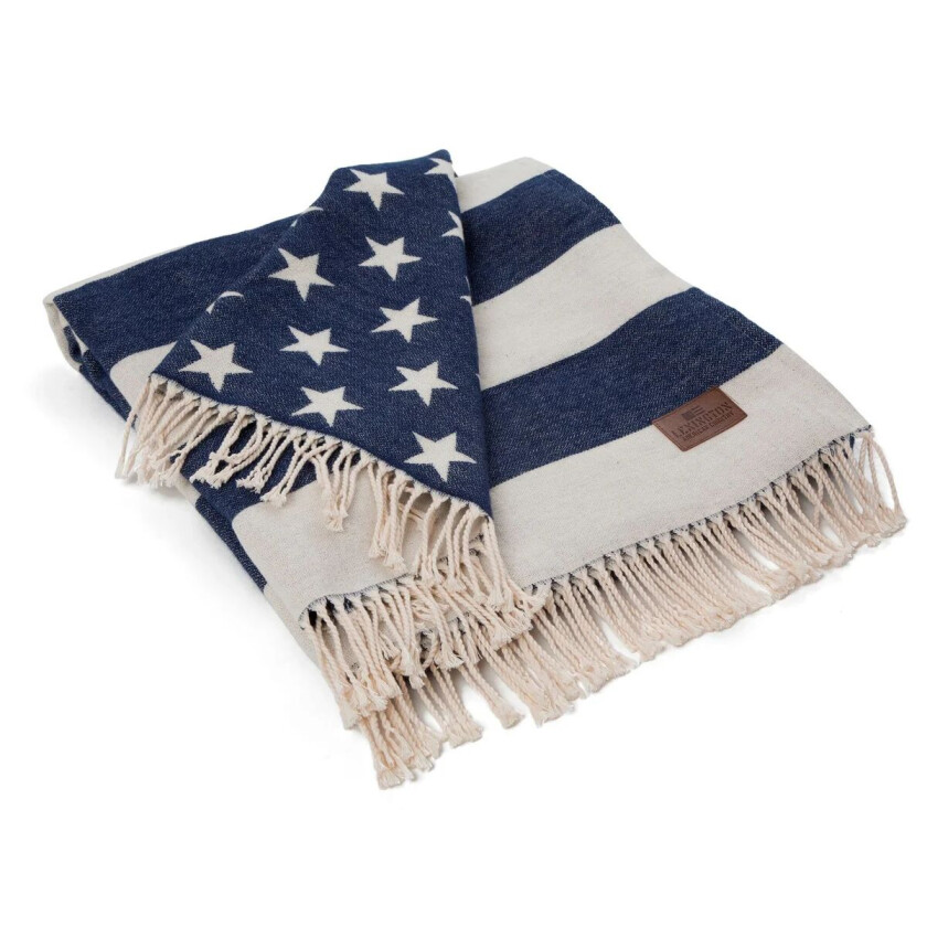 Icons Flag pledd 130x170 cm White-navy