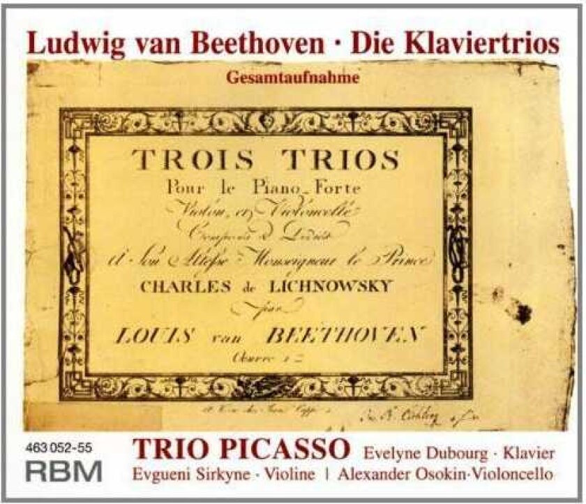 Ludwig van Beethoven Piano Trios CD