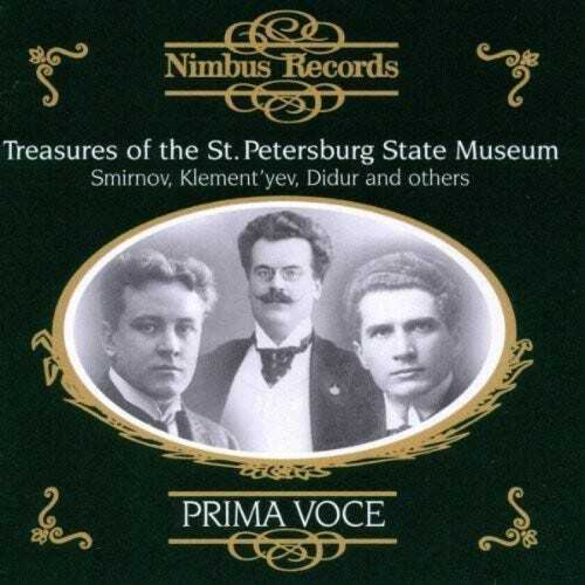 Smirnov, Klement'yev, Didur Treasures Of The St Petersburg CD