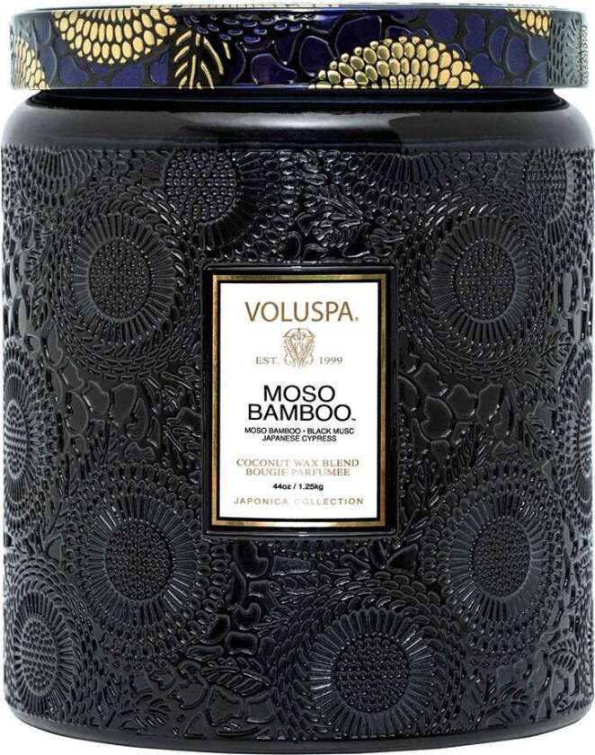 Luxe Jar Candle Moso Bamboo, 1250 g  Duftlys