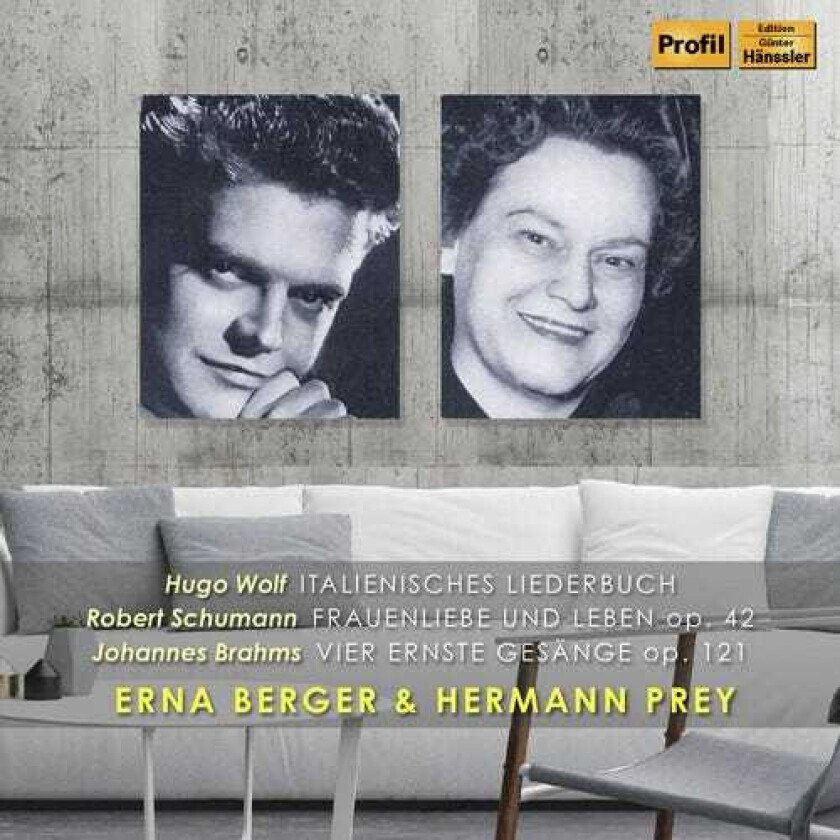 Johannes Brahms, Berger, Malzer Erna Berger & Hermann Prey CD