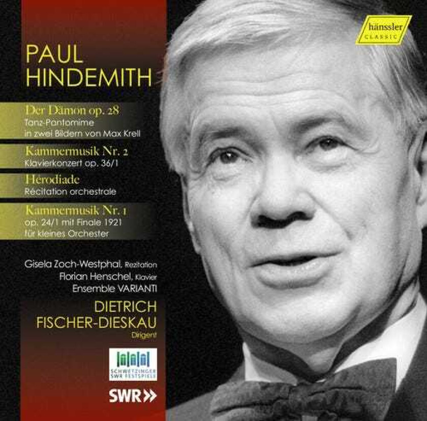 Hindemith, ZochWestpha, Ensemble Variant Hindemith: Der Damon & Herodiade CD