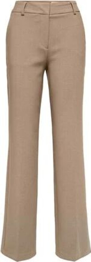 Rita Mid Waist Wide Pant - Camel Melange 34/L32