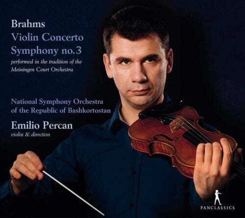 Johannes Brahms, Percan Brahms: Violin Concerto & Symphony No. 3 CD
