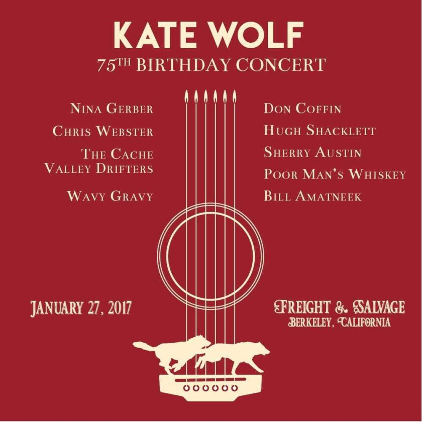 Kate Wolf Kate Wolf 75th Birthday Concert CD
