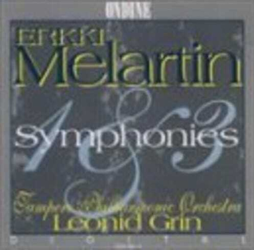 Tampere Philharmonic Orchestra, Grin Symphonies 1 & 3 CD