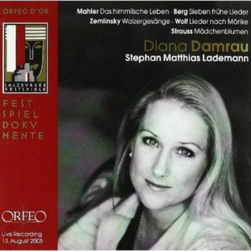Diana Damrau, Stephan Matthias Lademann, Alban Berg, Alexander Von Zemlinsky, Franz Liszt, Gustav Mahler, Hugo Wolf, Richard Strauss Sieben Fruhe Lieder CD
