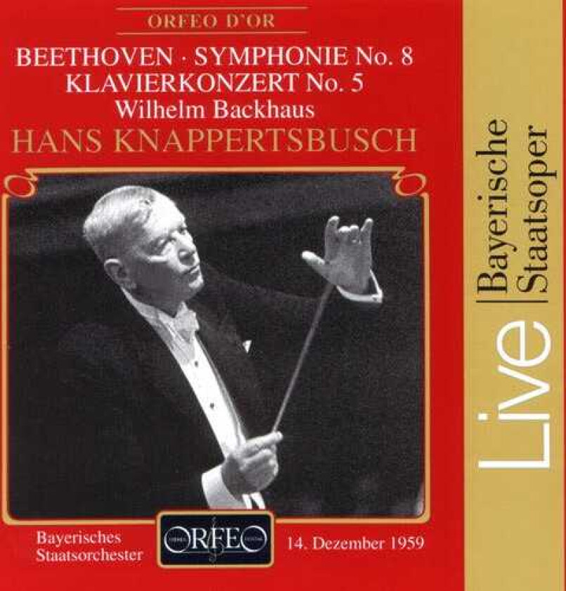 Ludwig van Beethoven, Wilhelm Backhaus Piano Concerto 5 CD