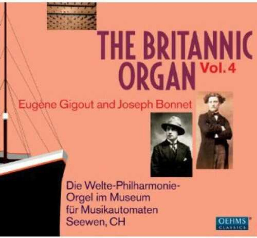 Joseph Bonnet, Eug Ne Gigout Britannic Organ CD