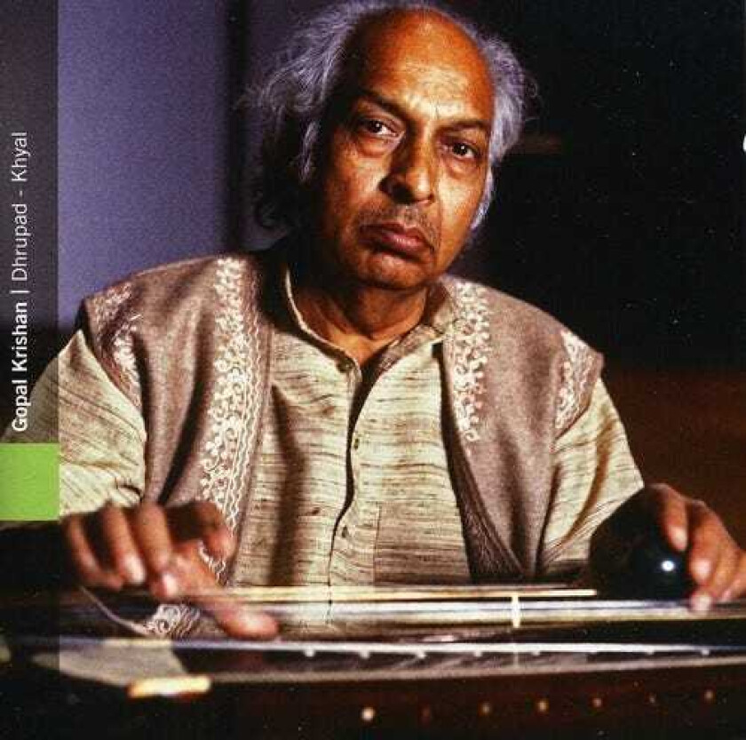 Gopal Krishnan Dhrupad Khyal CD