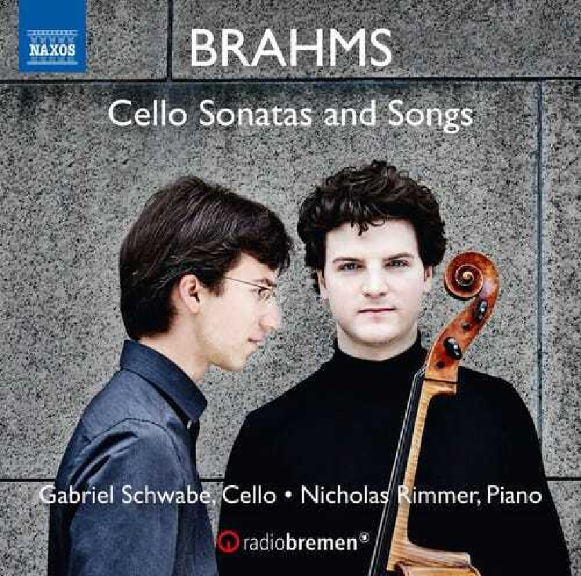 Johannes Brahms, Schwabe, Rimmer Cello Sonatas & Songs CD