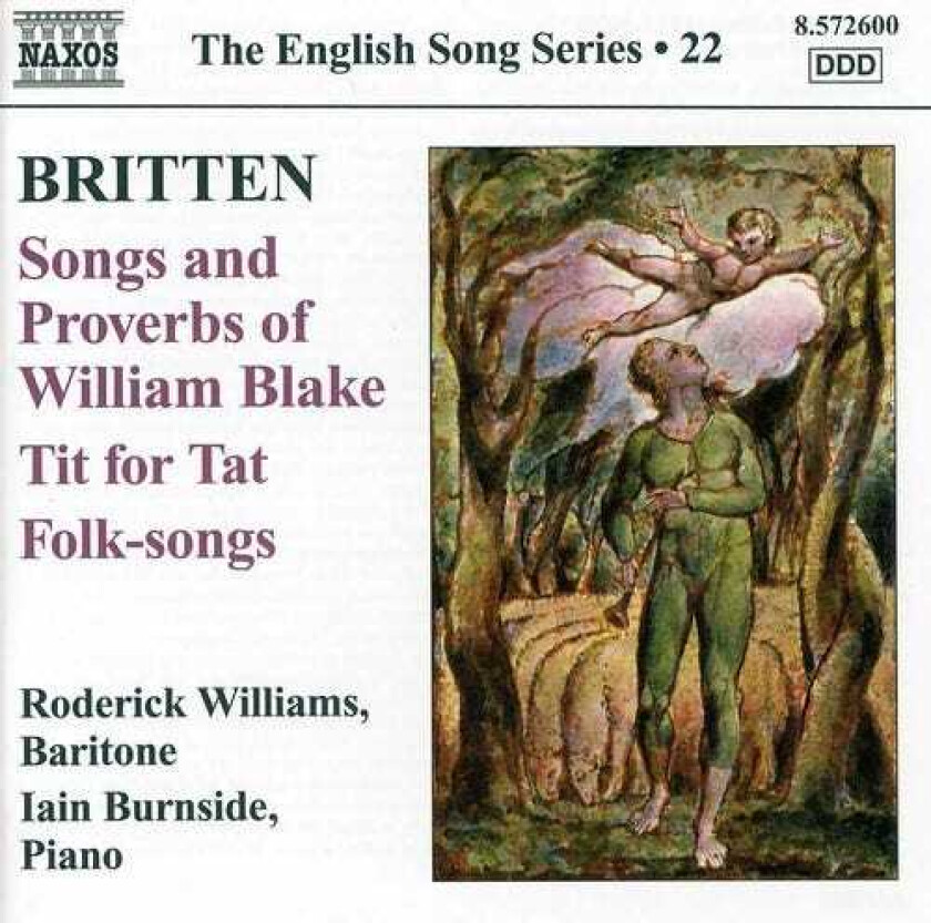 Sankt Annae Girls' Choir, Iain Burnside, Roderick Williams, Benjamin Britten Songs & Proverbs & Tit For Tat & Folksongs CD