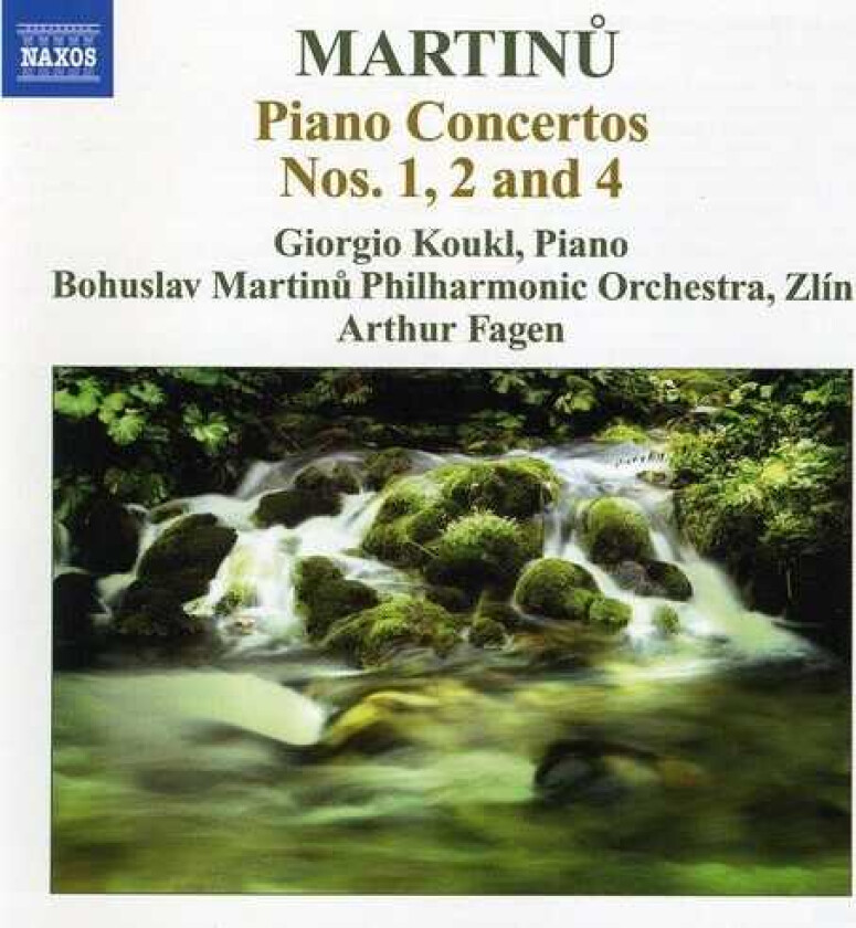 Giorgio Koukl, Bohuslav Martinů Piano Concertos 1 & 2 & 4 CD