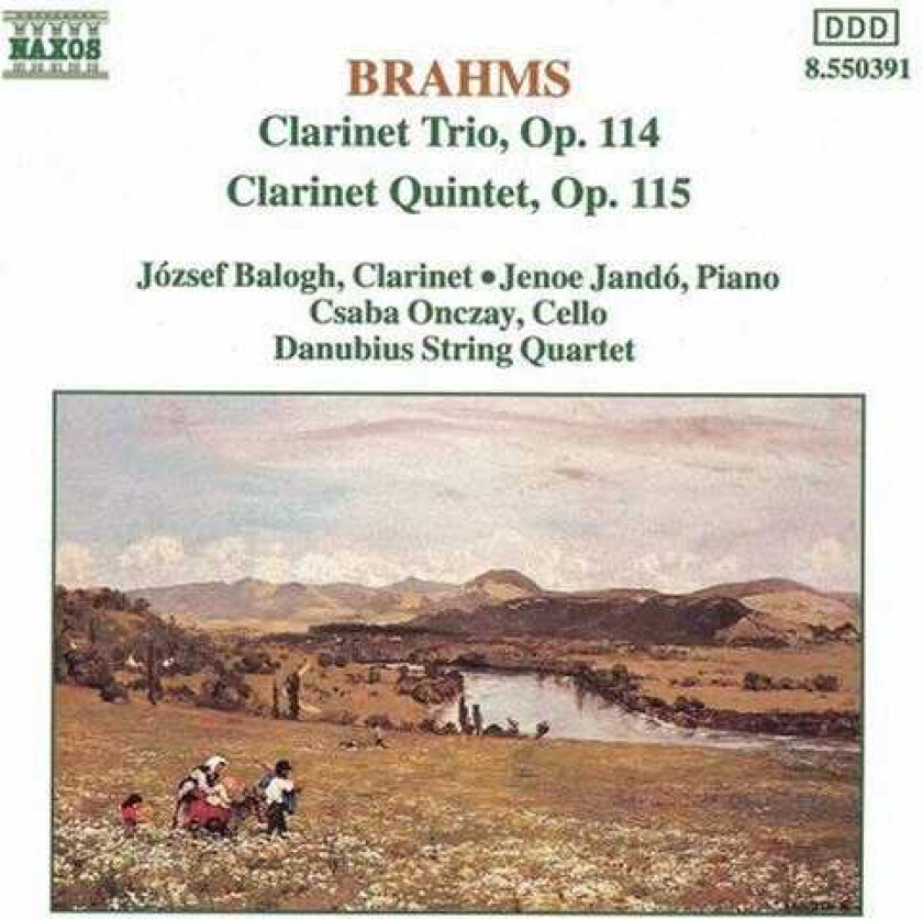 J Zsef Balogh, Csaba Onczay, Jen Jand, Jenö Jandó, József Balogh, Johannes Brahms Clarinet Trio / Clarinet Quintet CD