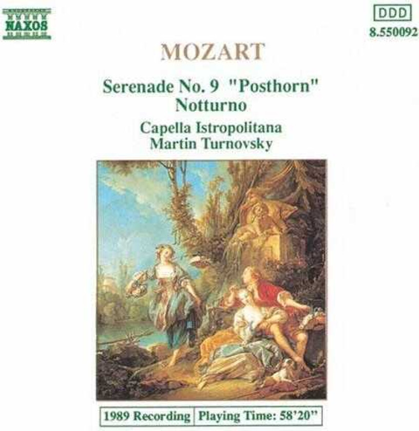 Martin Turnovsky, Hans Gansch, Jozef Cejka, Vojtech Samec, Wolfgang Amadeus Mozart Posthorn Serenade CD
