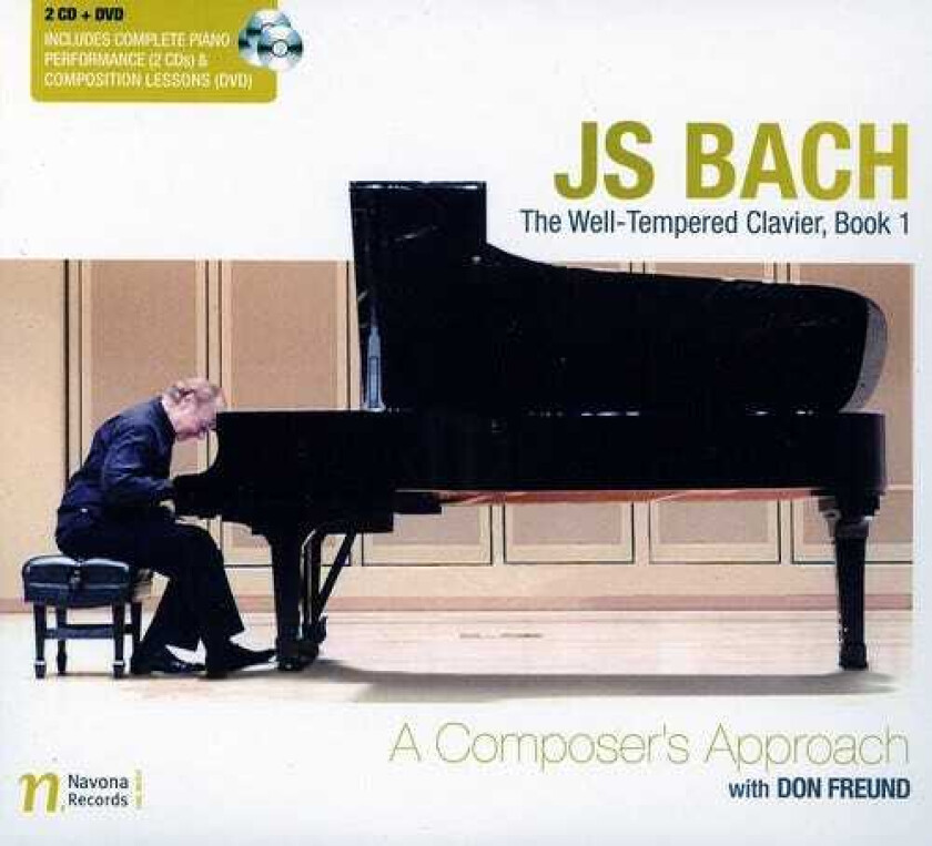 Don Freund, Johann Sebastian Bach, UNSPECIFIED Welltempered Clavier Book 1: Composer's Approach CD
