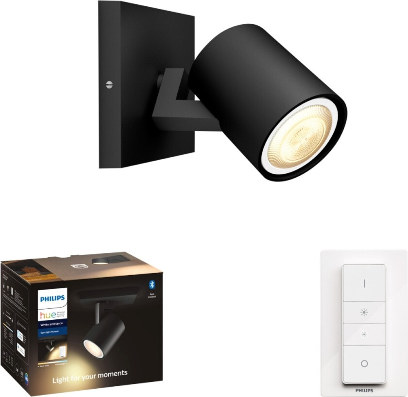 Runner, black 1x5.5w