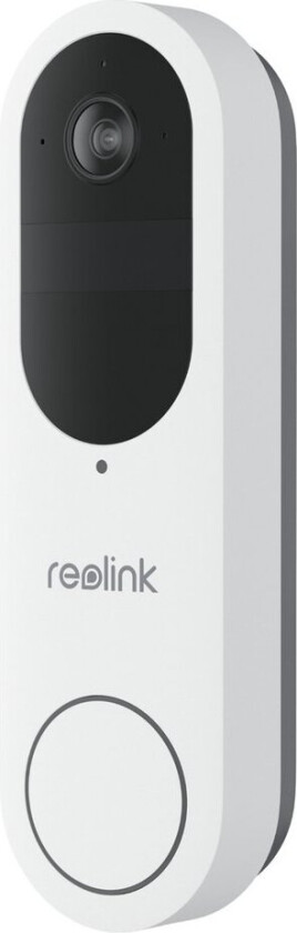 REOLINK RINGEKLOKKE M/KAMERA & WIFI BATTERIDREVET HVIT