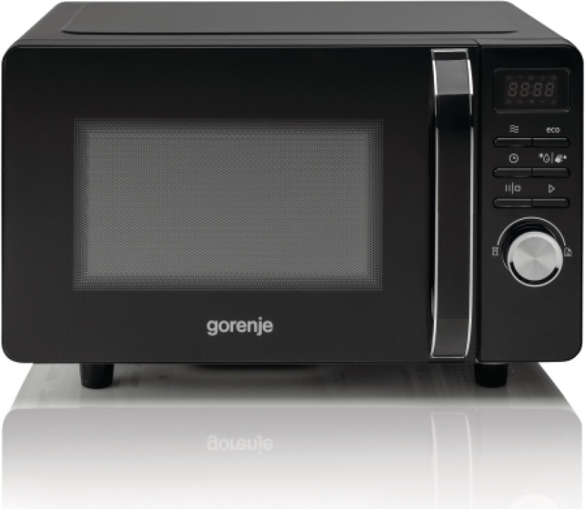 Mo20s4bc, Benkeplate, Håndtak Til Mikrobølgeovn, 20 L, 700 W, Knapper, Rotasjon, Sort