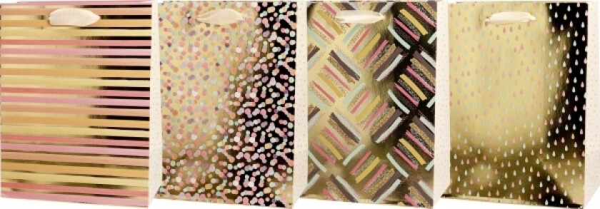 Gavepose 26X32 Gull Og Pastell Blanding