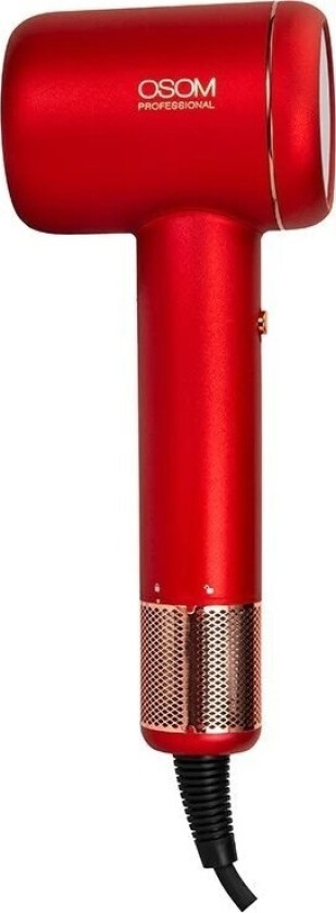 Hårføner Nero Osompf8rd, 1600 W, Rød Farge