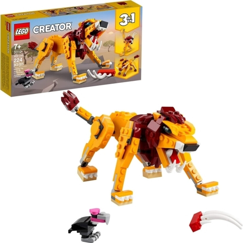 Lego Creator 3-In-1 31112 Vill Løve