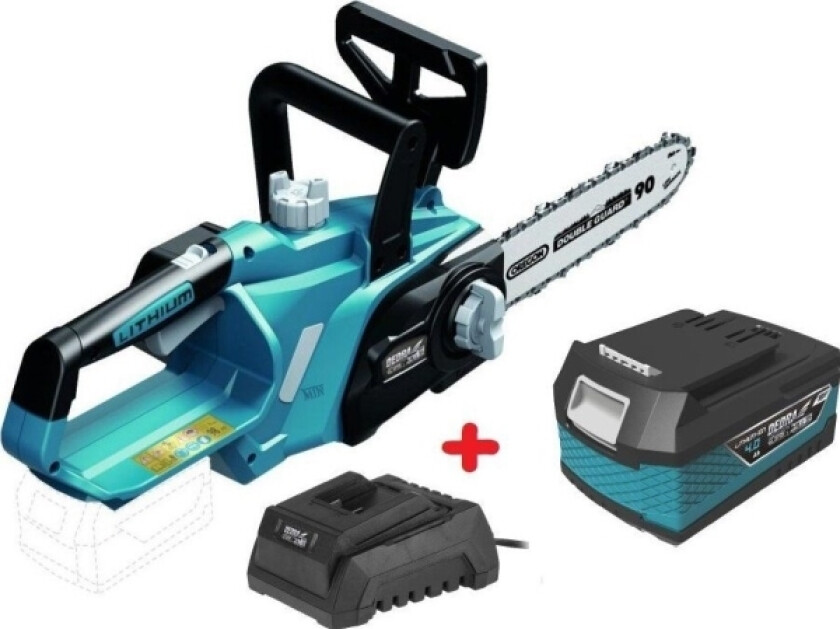 Pia Cznowa Dedra Batteri Kodesag Dedra Ded7095ml Med 4Ah Batteri Og Lader