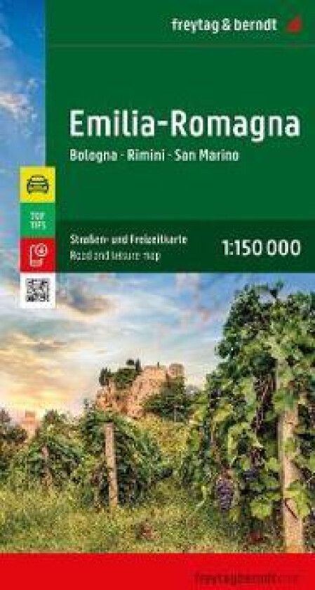 Emilia-Romagna Road and Leisure Map