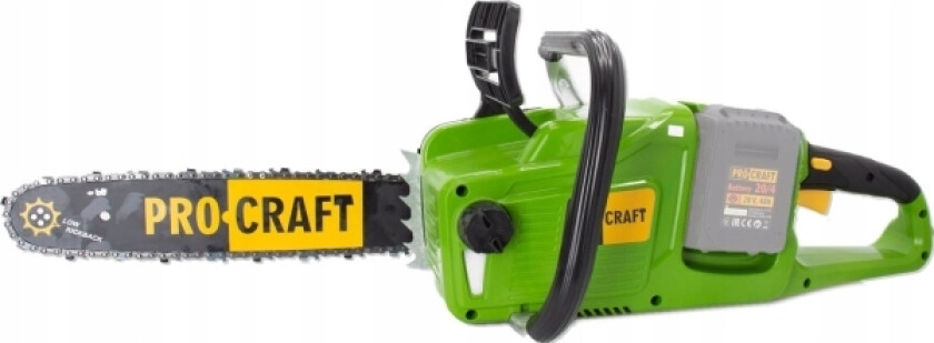 Akumuliatorinis Grandininis Pjuklas Procraft Pca40/2, 2X20 V, (Be Akum. Ir Krov.)