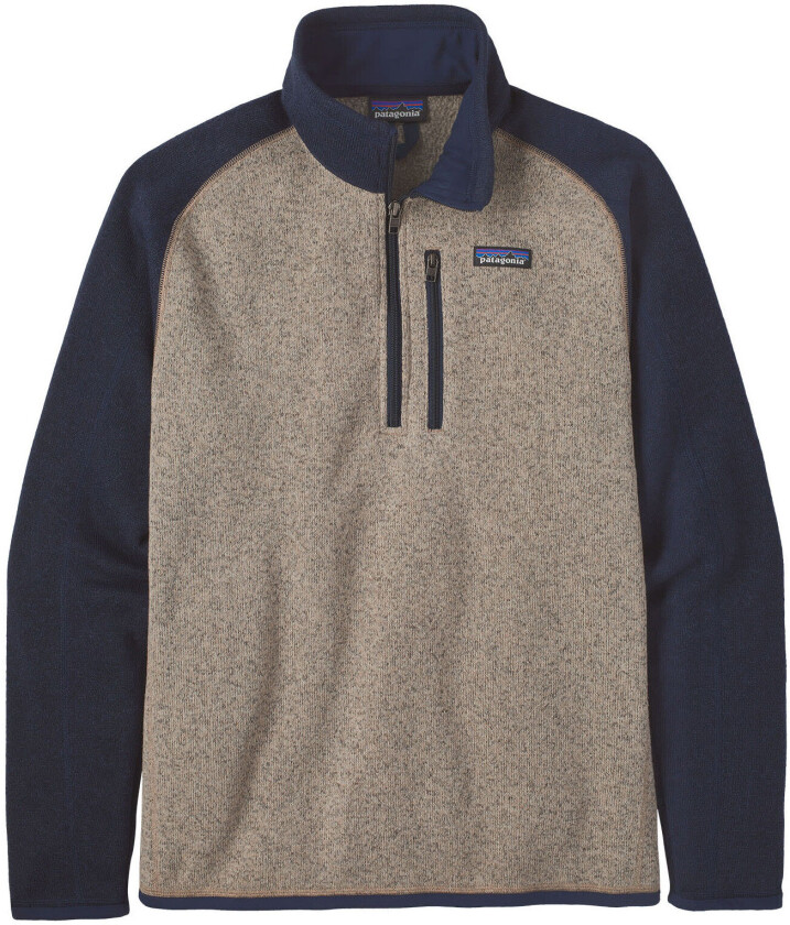 Better Sweater 1/4 Zip Herre Oar Tan S
