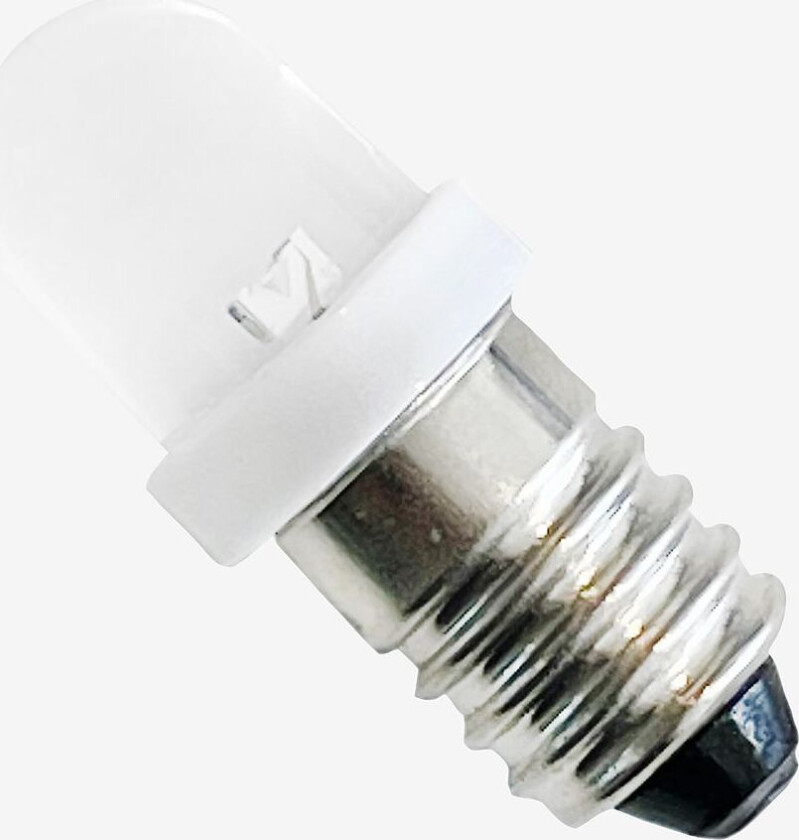 E10 Led lyspære, Transparent