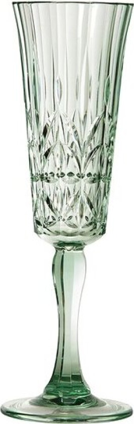 Idyll champagneglass 15 cl grønn