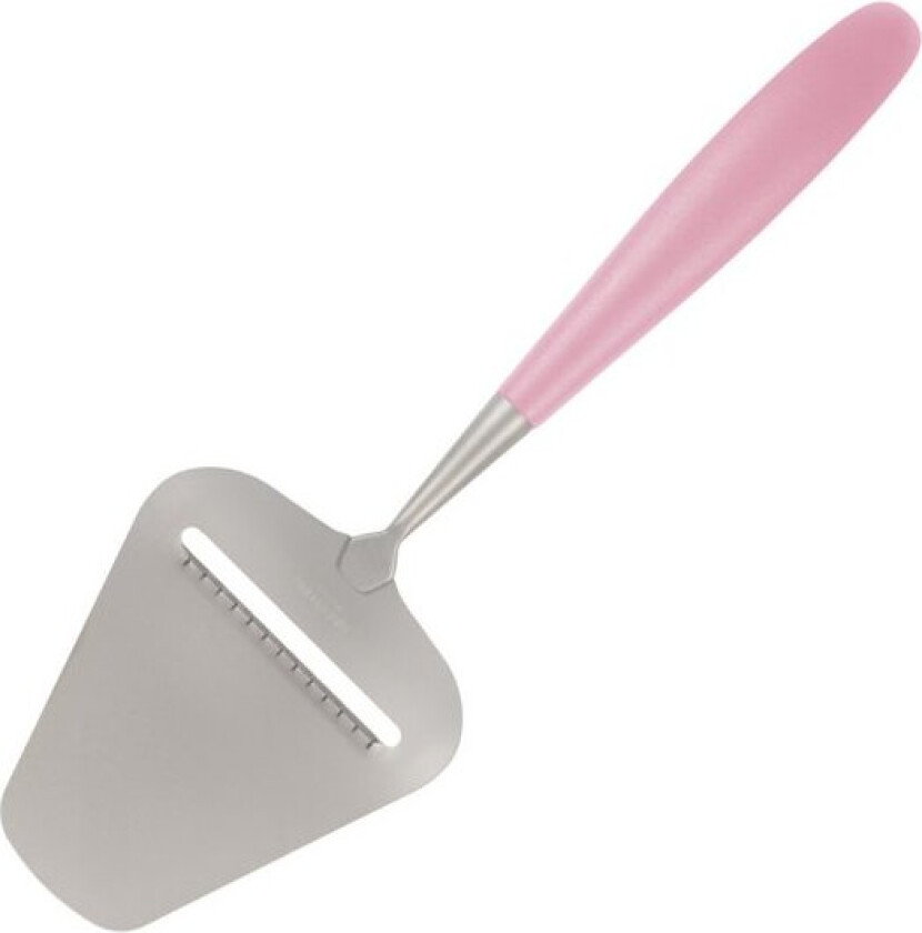 Ostehøvel med riller 27,5 cm pudderrosa