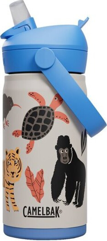 Bilde av Thrive Flip Straw Kids VSS drikkeflaske 0,35L protect our pals