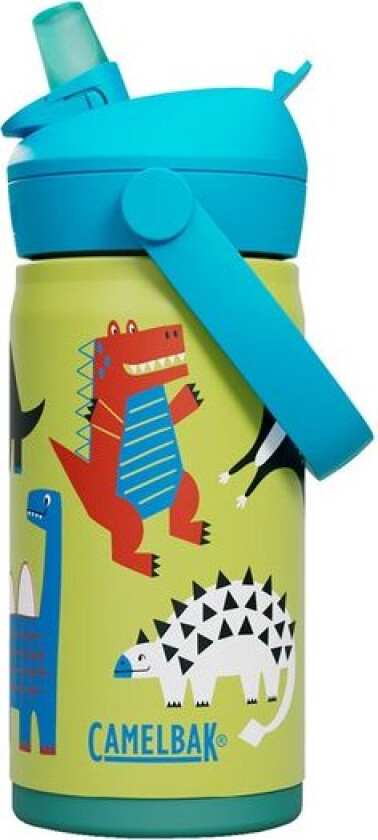 Thrive Flip Straw Kids VSS drikkeflaske 0,35L dinosaur dino jam