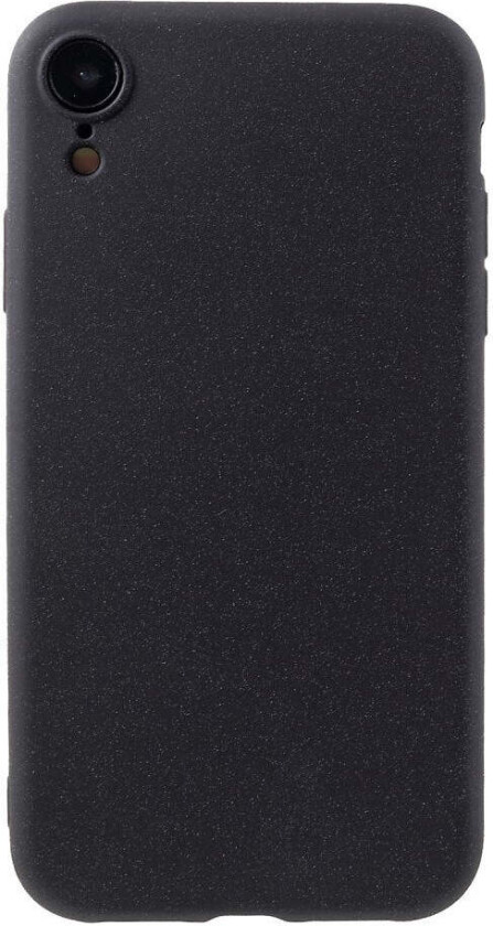 iPhone XR Matt Fleksibel Plast Deksel - Svart