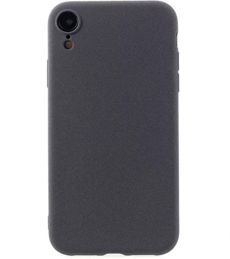 iPhone XR Matt Fleksibel Plast Deksel - Grå