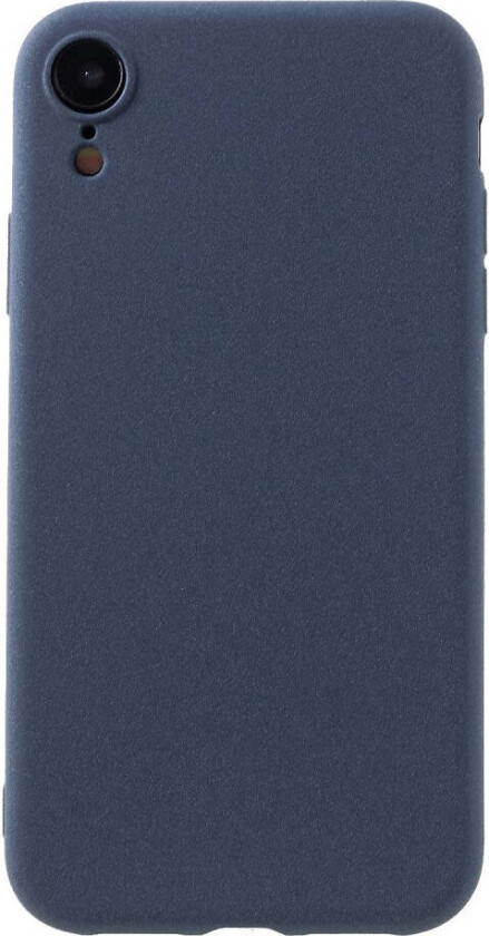 iPhone XR Matt Fleksibel Plast Deksel - Mørkeblå