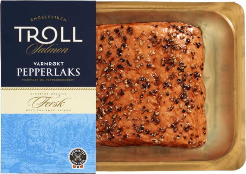 Pepperlaks Varmrøkt Bit Ca250g