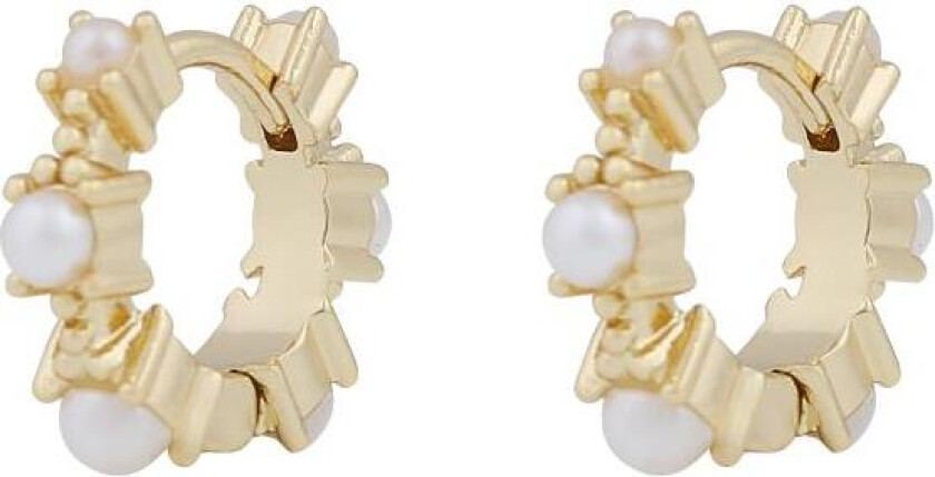 Snö of Sweden, Lucy øreringer i forgylt messing med glassperler