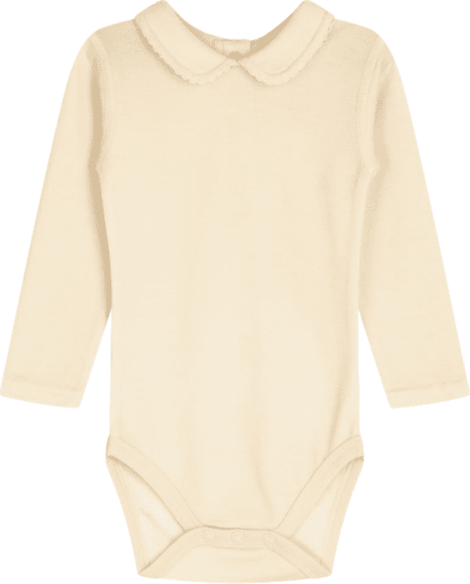 Hust and Claire Beate body i ull/bambus, Ecru