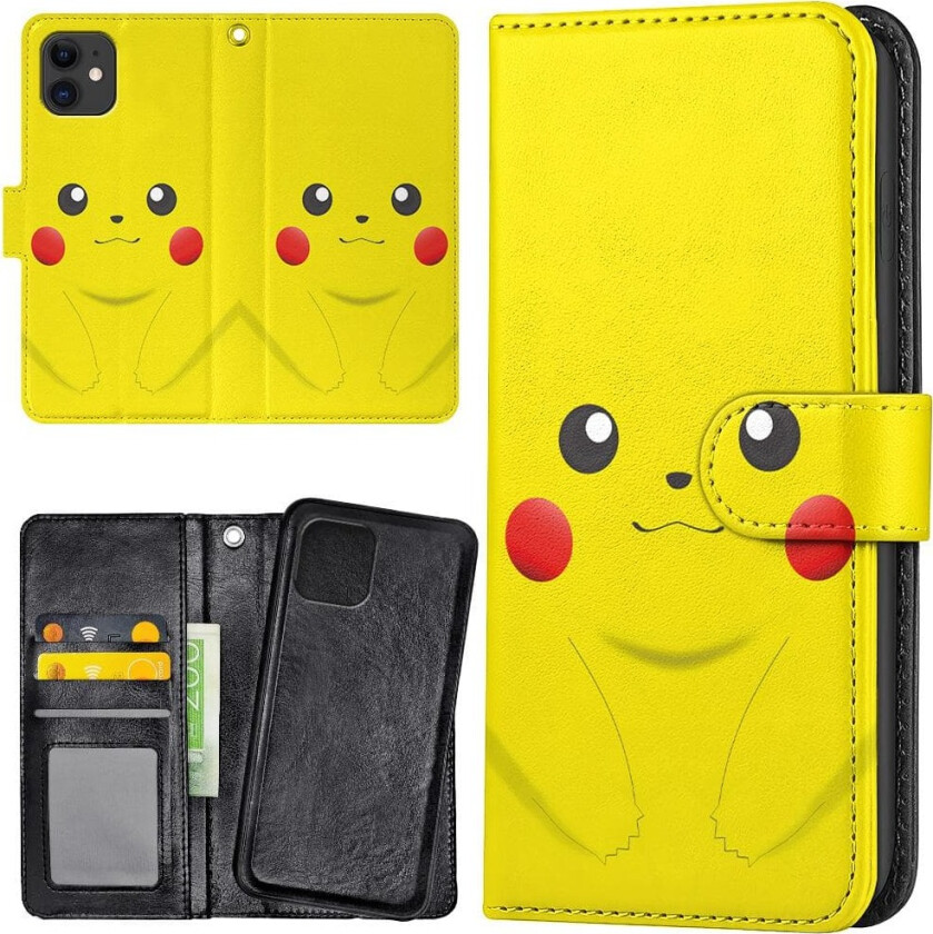 iPhone 12 Mini - Lommebok Deksel Pikachu / Pokemon