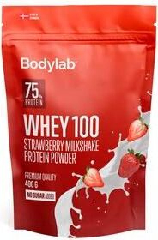 Whey 100 Strawberry Milkshake - 400 g.