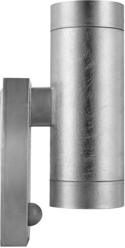 Tin maxi dobbel vegglampe utendørs opp/ned IP54 - Sensor - Galvanisert stål