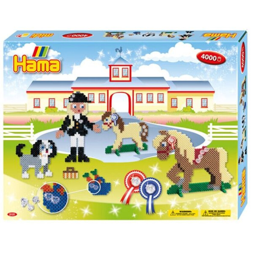 Midi Gaveeske 4000 Perler - Rideskole