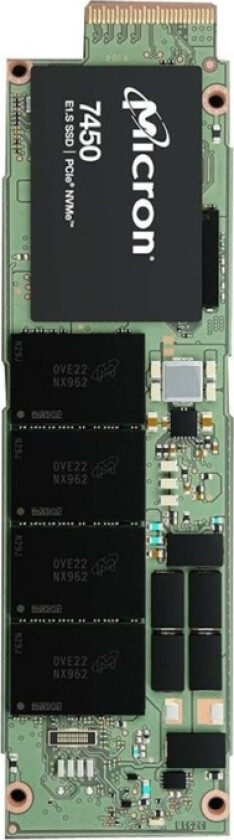 Micron 7450 Pro - Ssd - Enterprise - 7680 Gb - Intern - E1.S - Pcie 4.0 (Nvme) - Taa-Samsvar