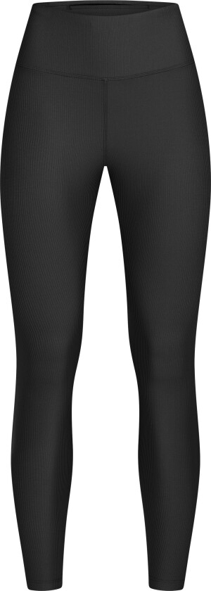Women's Ribbed R High waist Tights Black
