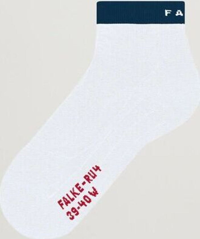 RU4 Endurance Short Running Socks White