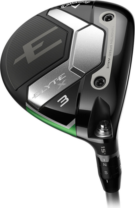 Elyte X 3-Wood 15° Høyre Stiff (Denali Charcoal 60, Golf Pride Tour Velvet 360)